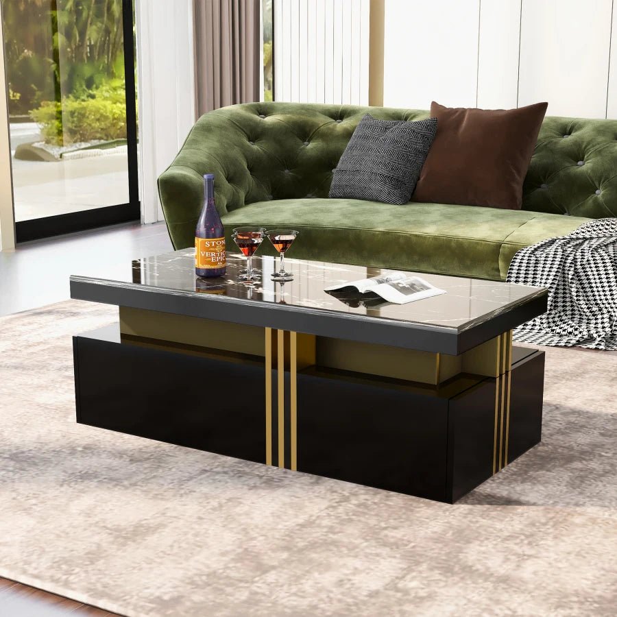 Table basse rectangulaire moderne