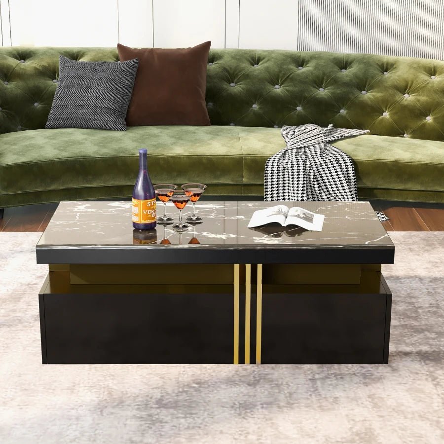 Table basse rectangulaire moderne