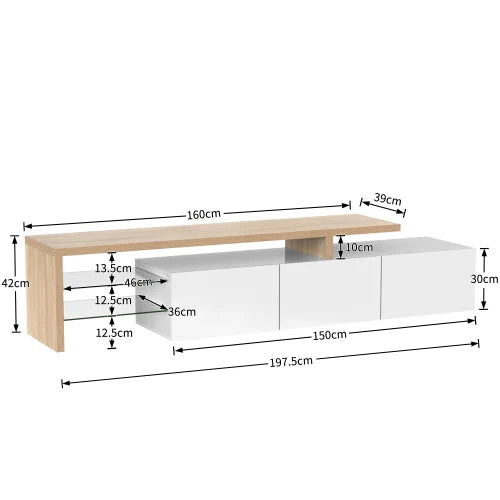 Meuble TV Design Contemporain Bois