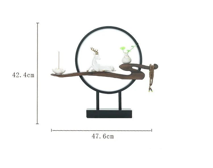 Brûleur d'encens à cascade en céramique